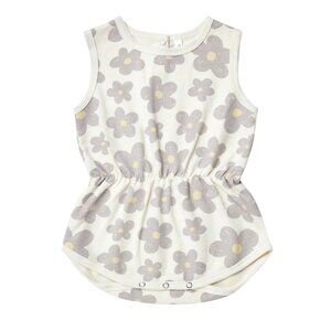 Rylee + Cru Cinch Playsuit in Retro Floral, 3-6M